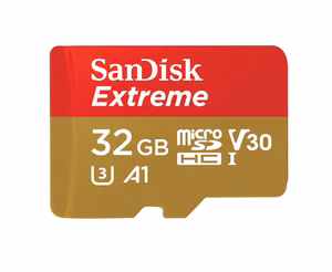 Memory card SanDisk Extreme microSDHC 32GB 100/60 MB/s V30 A1 U3 4K (SDSQXAF-032G-GN6MA)