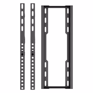 Maclean MC-187 – TV-seinäteline, 32–75-tuuman, VESA 400×400, enintään 45 kg, musta, kallistus 0°–8°