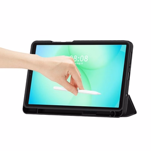 Tech-Protect SC Pen Canvas Suojakuori Samsung Galaxy Tab A9 / A11 8.7 X110 / X115 / X133 / X135 - Musta
