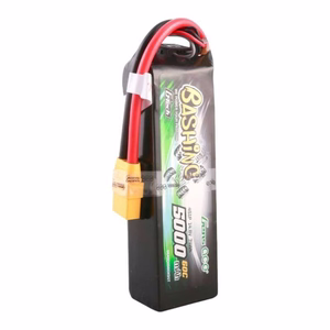 Gens Ace G-Tech 5000 mAh 14,8 V 4S1P 60C Lipo-akku, jossa on XT90-liitin – Bashing-sarja