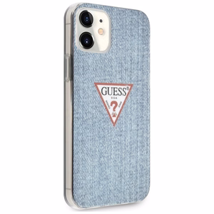 Guess GUHCP12SPCUJULLB iPhone 12 mini 5.4" sininen/vaaleansininen kovakotelo Jeans-mallisto
