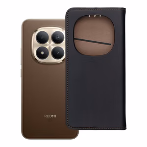 Smart Pro Book nahkainen läppäsuojakuori Xiaomi Redmi Note 15 Pro Plus 5G musta