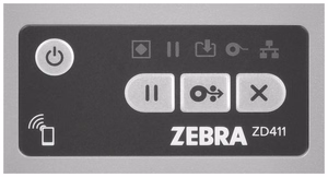 Tarratulostin Zebra ZD411 Direct thermal 203 x 203 DPI 152 mm/sec Wired & Wireless Bluetooth
