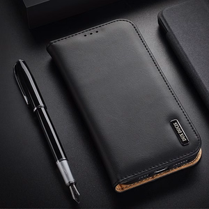 Dux Ducis Hivo Nahka Flip Cover Aidon nahan lompakko korteille ja asiakirjoille iPhone 14 Pro Ruskea