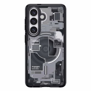 Spigen Ultra Hybrid Mag MagSafe suojakuori Samsung Galaxy S26:lle Zero One musta