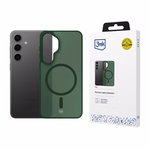 3mk Smoke MagCase Samsung Galaxy S24:lle vihreä-puoliläpinäkyvä
