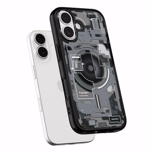 Spigen Ultra Hybrid Mag Magsafe ACS10353 Suojakuori iPhone 17:lle - Zero One musta