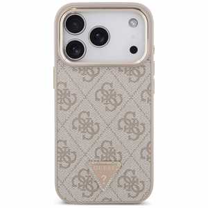 Guess 4G Triangle Logo MagSafe -suojakuori iPhone 17 Pro - ruusukulta