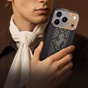 Musta Benks Magnetic Armor Air Knight kevlar- ja metallikehyksinen suojakuori (C.K.FL.AP.GD.X072) malleihin iPhone 18 Pro / iPhone 17 Pro