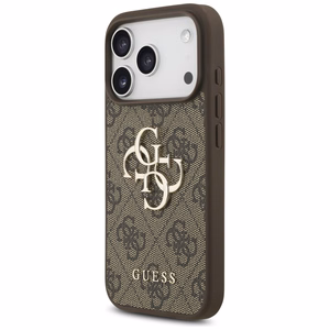 Guess 4G Big Logo Suojakuori iPhone 17 Pro:lle - Ruskea