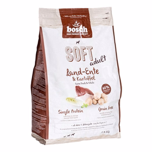 bosch Tiernahrung 4015598009225 koirien kuivaruoka 2,5 kg aikuisille koirille, ankka ja peruna