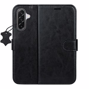 Smart Luxe nahkainen suojakuori Samsung Galaxy S26 musta