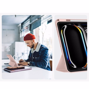Tech-Protect SC Pen Suojakuori iPad Pro 13 7 / 8 / 2024-2025:lle - Vaaleanpunainen