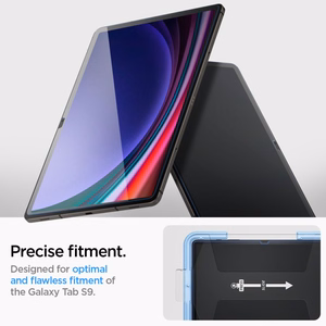 Spigen Glas.tR EZ Fit Karkaistu lasi Samsung Galaxy Tab S9 11 tuuman X710 / X716B:lle