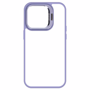 Tel Protect Kickstand Suojakuori + kameran lasi (linssi) iPhone 15 Pro Maxlle vaaleanvioletti