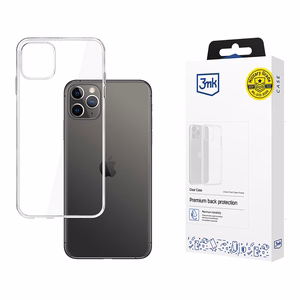 3mk Clear Case -suojakuori iPhone 11 Pro Max:lle - läpinäkyvä