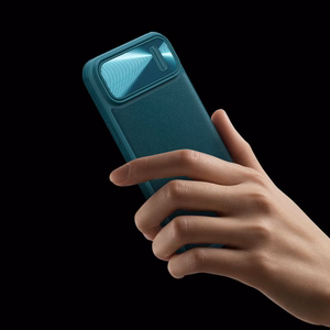 Nillkin CamShield Nahka S Kotelo iPhone 14 kotelo suojus kameran kansi musta