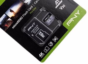 PNY PRO Elite microSDXC 64GB -muistikortti