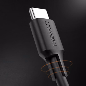 Ugreen US286 USB-C - USB-C PD QC 3A 480Mb/s -kaapeli 2m - musta
