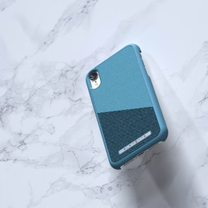 Nordic Elements Saeson Freja suojakuori laitteelle iPhone XR, petrolinsininen
