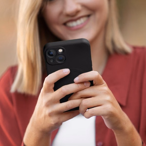 Silikoninen Mag Cover-suojakuori mallille iPhone 17 Pro / 18 Pro, MagSafe-yhteensopiva kameransuojauksella – musta