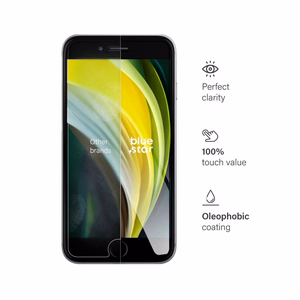 Tempered glass to iPhone 7 / 8 / SE 2020 Blue Star