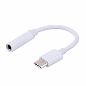 SAVIO USB Type 3.1 C (M) - Jack 3,5 mm (F) äänisovittimet valkoinen AK-35