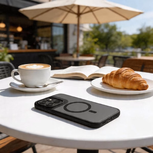 Tech-Protect Magmat MagSafe -suojakuori Motorola Moto G57 Power / G67 Power:lle - matta musta