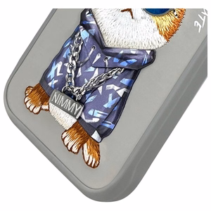 Nimmy Glasses Cool Cat Suojakuori iPhone 15 Pro Max:lle - harmaa