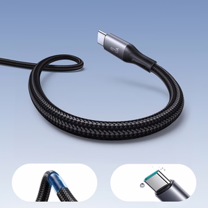 Joyroom S-A28 Flash Series 3A USB-A - USB-C Kaapeli 2m - Musta