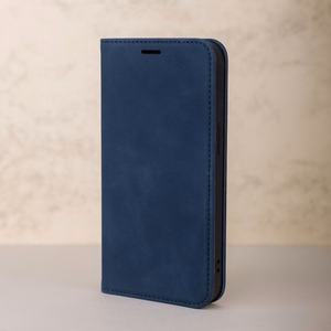 Smart Suede -kuori Samsung Galaxy A56 5G (A566) -puhelimelle, sininen