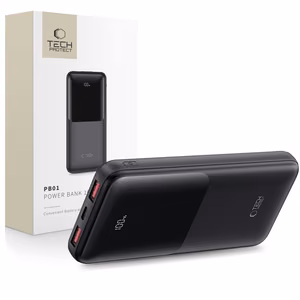 Powerbank Tech-Protect PB01 10000mAh 22.5W - musta