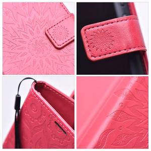 MEZZO Kirjasuojakuori Samsung A15 4G / A15 5G:lle mandala magenta