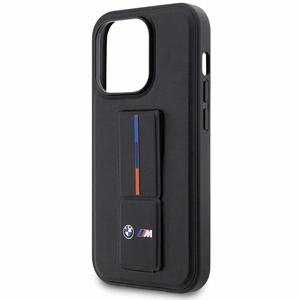 BMW Grip Stand Hot Stamp iPhone 14 Pro Case - Black