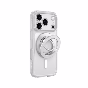 AmazingThing Titan Pro Lens Ring Set suojakuori mallille iPhone 18 Pro, kameransuojuksella ja magneettirenkaalla, MagSafe-yhteensopiva – väri: läpinäkyvä
