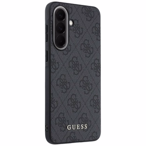 Guess HC PU 4G Classic Logo case with charm for Samsung Galaxy A37 black
