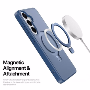 Dux Ducis Yind Magneettinen teline Suojakuori Samsung S942 S26 tummansininen