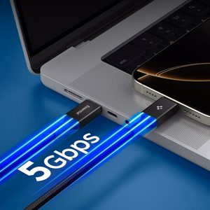 Spigen EB10010CC 100W 100 cm Kaapeli - Musta