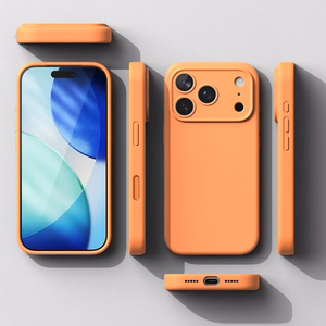 Ringke Silikoninen Magneettinen MagSafe Suojakuori iPhone 17 Pro Max:lle - Oranssi