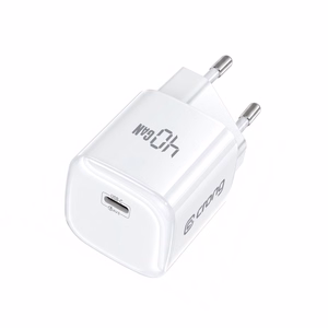 Crong NEO GaN USB-C PD -laturi AVS-tuella, 40 W, valkoinen
