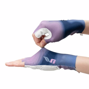 Rockbros S389 Women's Short Shock Absorbing Cycling Gloves L - Purple