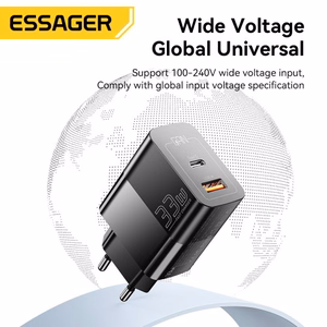 Charger Essager "GaN Pinson" White 33W (PD / QC3.0)