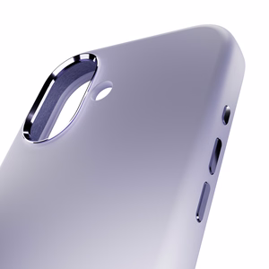 Puro Icon Mag Pro nestesilikoninen Suojakuori iPhone 17:lle, MagSafe -yhteensopiva, kamerasuojauksella ja alumiinipainikkeilla - vaaleanpunainen