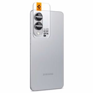 Spigen Optik Pro GLAS.TR Ez Fit 2-pack Kameransuoja Samsung Galaxy S25 Edge:lle - musta