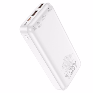 Varavirtalähde Hoco J101A PD 20W+Quick Charge 3.0 22.5W 20000mAh, valkoinen