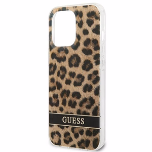 Guess GUHCP13LHSLEOW iPhone 13 Pro / 13 6.1" ruskea/ruskea kovakotelo Leopardi