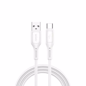 WiWU - Starlink Series datakaapeli Wi-C001 USB A - USB C 2,4A - valkoinen