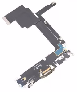 Flex iPhone 15 Pro Max latausliittimen kaapeli mikrofonilla Blue Titanium alkuperäinen (käytetty Grade A)