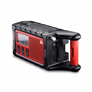 Midland ER300 PRO -hätäradio 10000 mAh:n akulla
