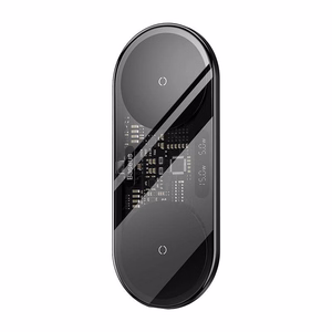 Kaksois Qi langaton laturi Baseus Digital LED Display, 20W
